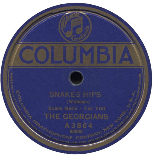 Columbia A-3864 label image