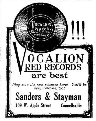 Vocalion Records advertisement "Red Records Are Best."